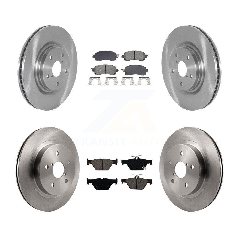 Kit de plaquettes de frein semi-métalliques pour Rotor de frein avant et arrière, pour Subaru Outback Legac 2020 – 2022
