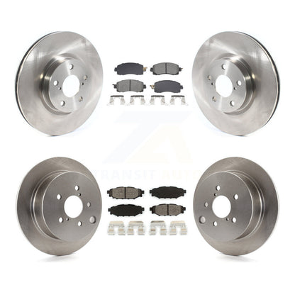 Kit de rotors de frein à disque avant et arrière et plaquettes semi-métalliques pour Subaru Impreza