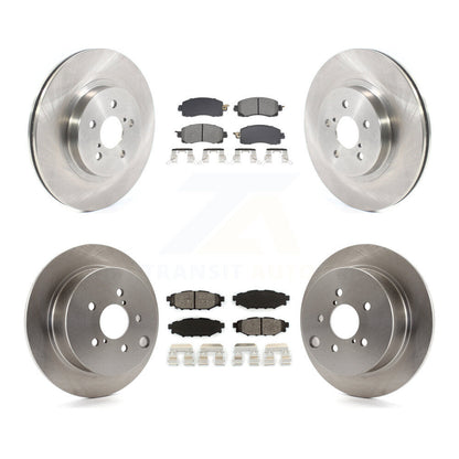 Kit de rotor de frein à disque avant et arrière et plaquettes semi-métalliques pour Subaru Crosstrek Imprez