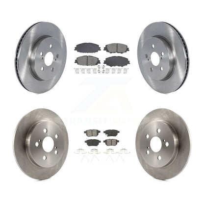 Kit de plaquettes semi-métalliques de Rotor de frein à disque avant et arrière, pour Toyota Corolla Prius Prim