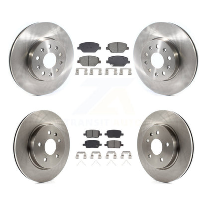 Kit de rotors de frein à disque avant et arrière et plaquettes semi-métalliques pour Chevrolet Camaro