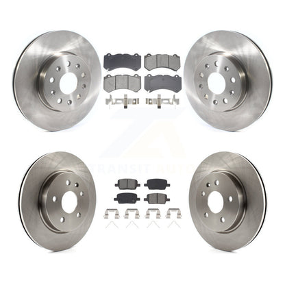 Kit de rotor de frein à disque avant et arrière et plaquettes semi-métalliques pour Chevrolet Camaro LT L