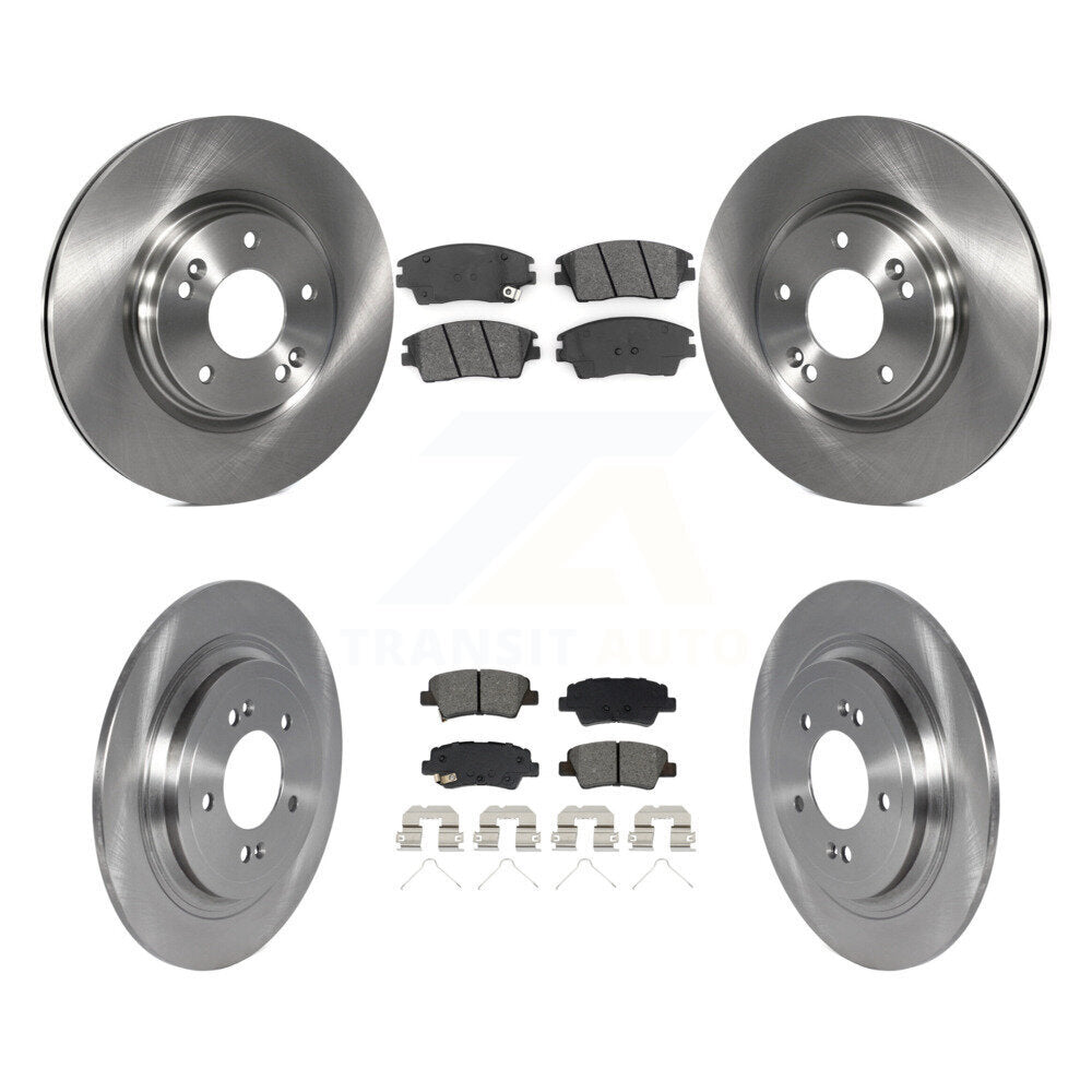 Kit de rotor de frein avant et arrière et plaquettes semi-métalliques pour Kia Sportage Hyundai Tucso