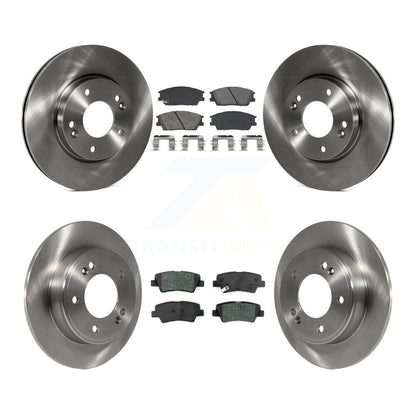 Kit de rotor de frein à disque avant et arrière et plaquettes semi-métalliques pour Hyundai Venue Kia Sou