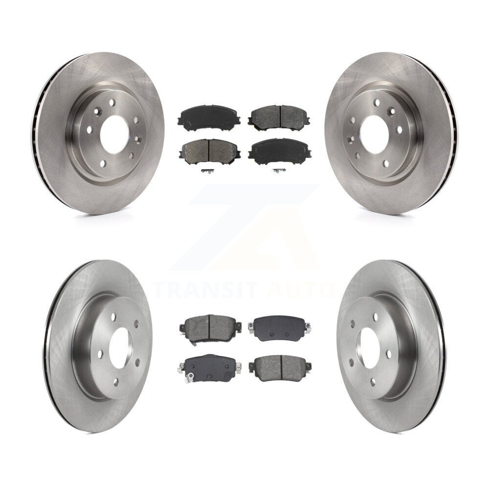 Kit de plaquettes semi-métalliques de Rotor de frein à disque avant et arrière, pour Nissan Rogue Sport Qashqa