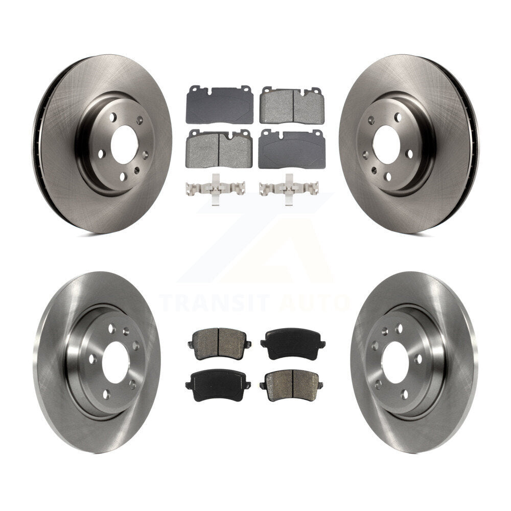 Kit de disques de frein à disque avant et arrière et plaquettes semi-métalliques pour Audi Q5 K8S-103908