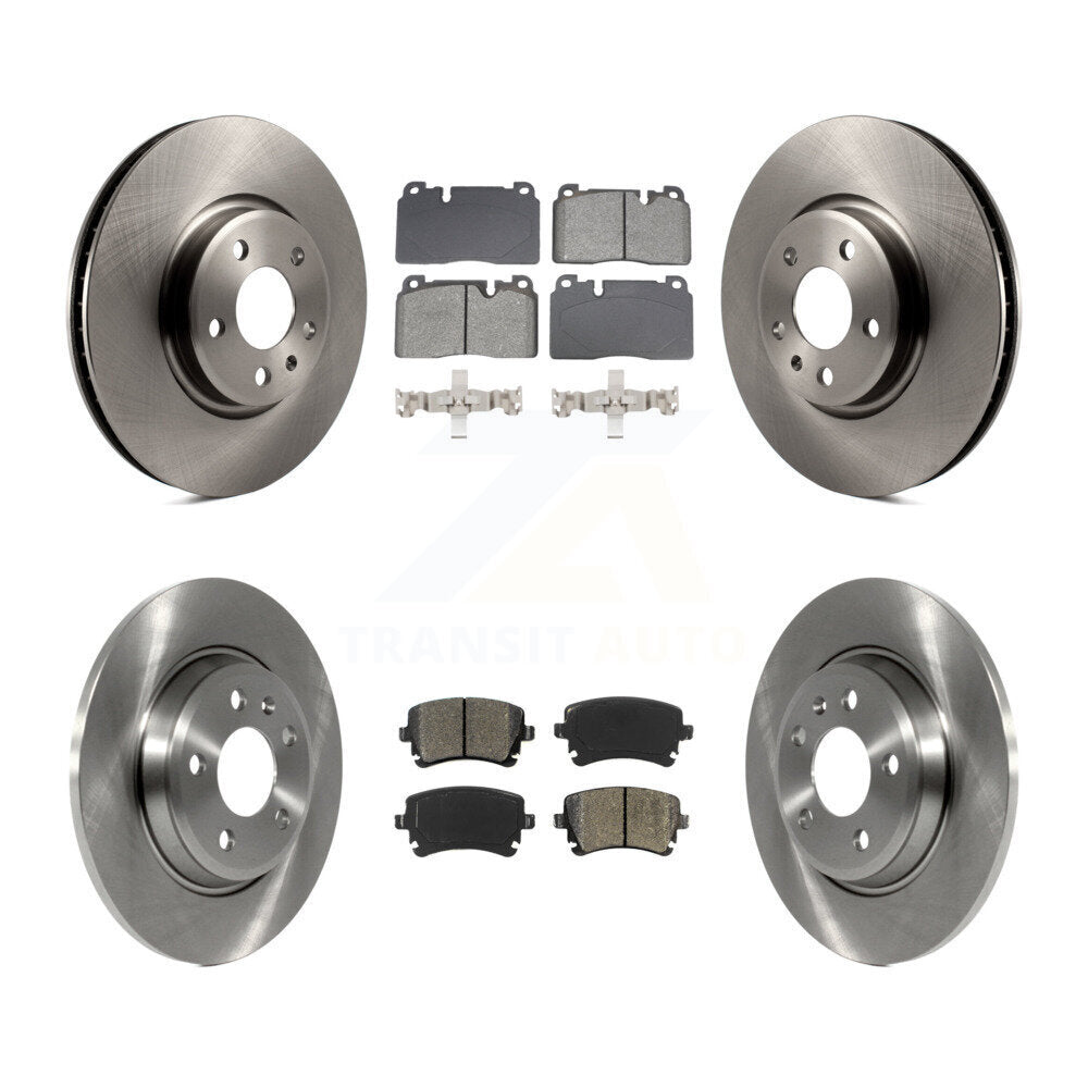 Kit de rotor de frein à disque avant et arrière et plaquettes semi-métalliques pour moteur Audi Q5 FLEX 2016