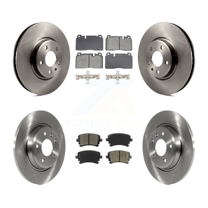 Kit de rotor de frein à disque avant et arrière et plaquettes semi-métalliques pour moteur Audi Q5 FLEX 2016