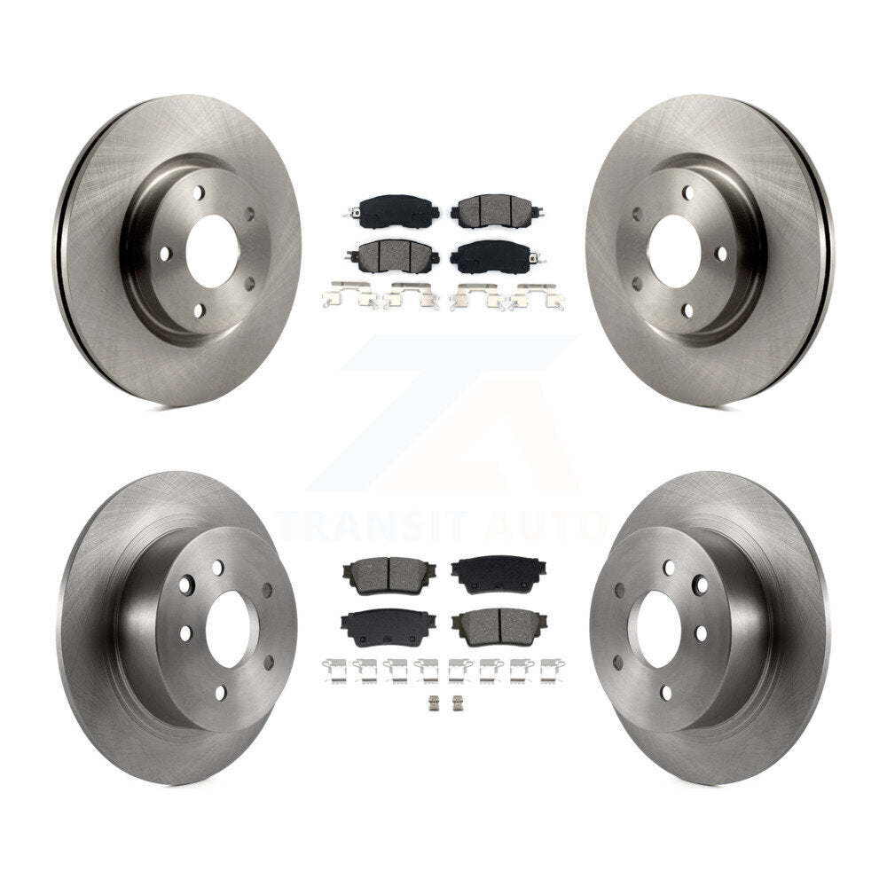 Kit de rotor de frein avant et arrière et plaquettes semi-métalliques pour Nissan Altima AW 2019-2020