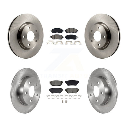 Kit de disques de frein à disque avant et arrière et plaquettes semi-métalliques pour Nissan Altima