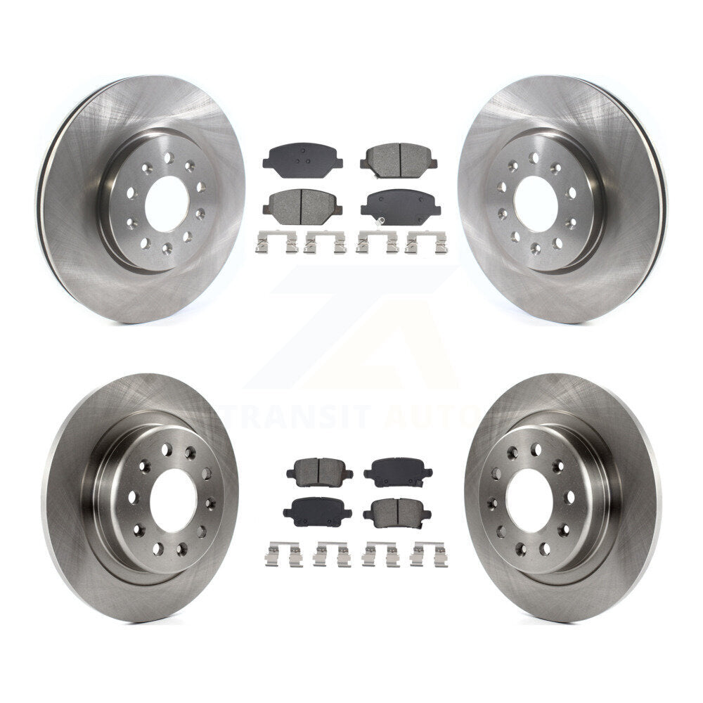 Rotor de frein avant arrière et Kit de plaquettes semi-métalliques pour Chevrolet Equinox GMC Terrai