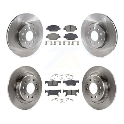 Kit de rotors de frein à disque avant et arrière et plaquettes semi-métalliques pour Buick Envision