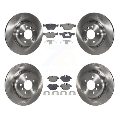 Kit de disques de frein à disque avant et arrière et plaquettes semi-métalliques pour BMW 528i xDrive