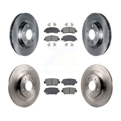 Kit de rotor de frein à disque avant et arrière et plaquettes semi-métalliques pour Mitsubishi Eclipse Cros