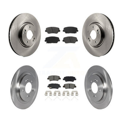 Kit de rotor de frein à disque avant et arrière et plaquettes semi-métalliques pour Hyundai Nex 2019 – 2020