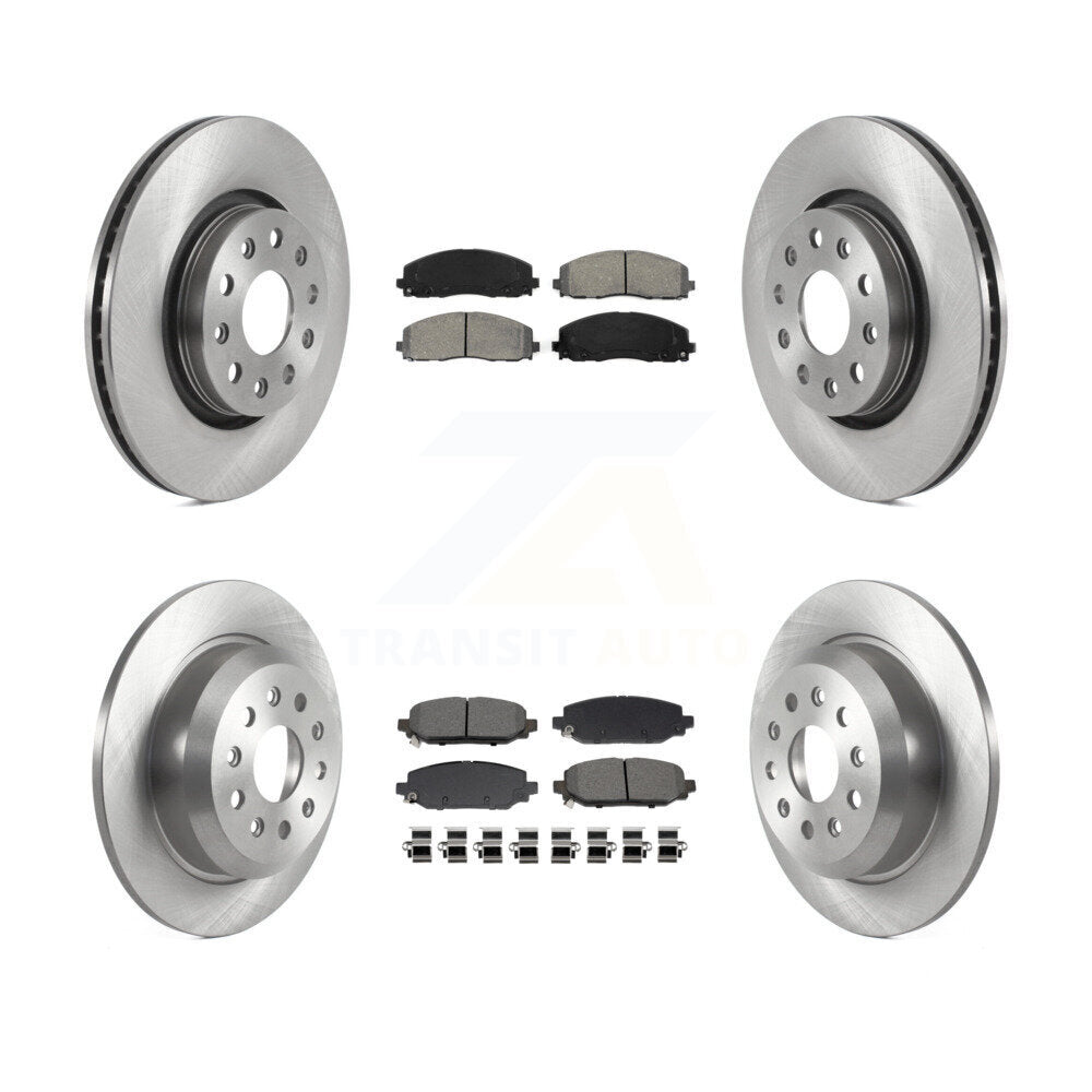 Kit de plaquettes de frein semi-métalliques pour rotor de frein avant et arrière, pour Jeep Wrangler Rubico 2018 – 2020