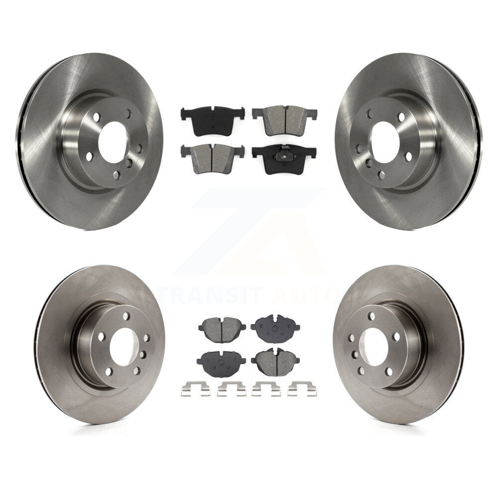 Kit de rotors de frein à disque avant et arrière et plaquettes semi-métalliques pour BMW X3 X4 K8S-10392