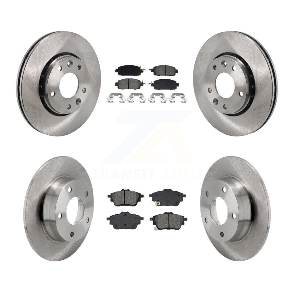Kit de plaquettes de frein semi-métalliques pour rotors de frein avant et arrière, pour frein arrière à disque Nissan Sentra