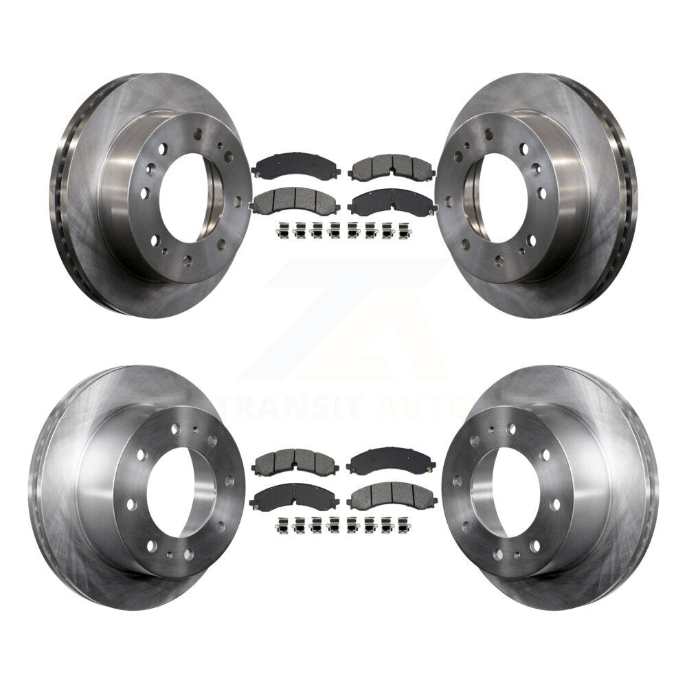 Kit de rotors de frein avant et arrière et plaquettes semi-métalliques pour GMC Chevrolet Sierra 2500 H
