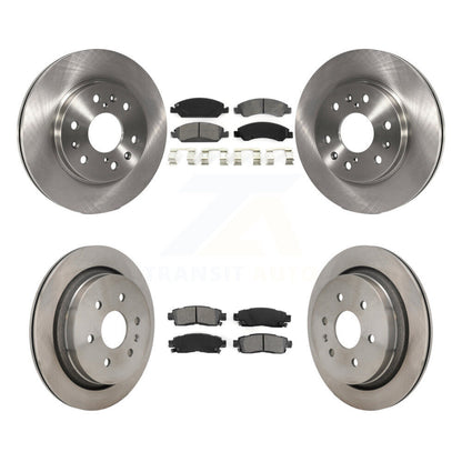 Kit de rotors de frein à disque avant et arrière et plaquettes semi-métalliques pour Cadillac XTS