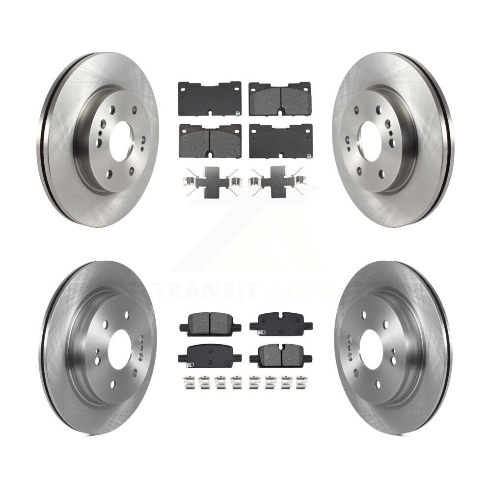 Kit de plaquettes semi-métalliques de Rotor de frein avant et arrière, pour GMC Chevrolet Silverado 1500 X