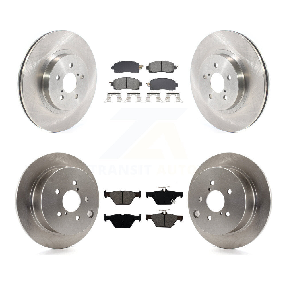 Kit de rotors de frein à disque avant et arrière et plaquettes semi-métalliques pour Subaru Crosstrek
