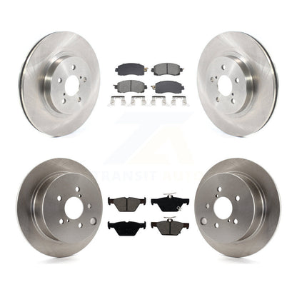 Kit de rotors de frein à disque avant et arrière et plaquettes semi-métalliques pour Subaru Crosstrek