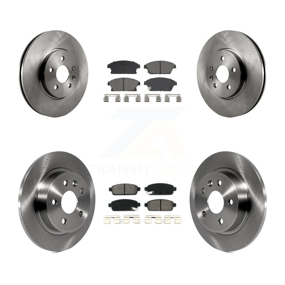Kit de rotor de frein avant et arrière et plaquettes semi-métalliques pour Chevrolet Trax Buick Encor