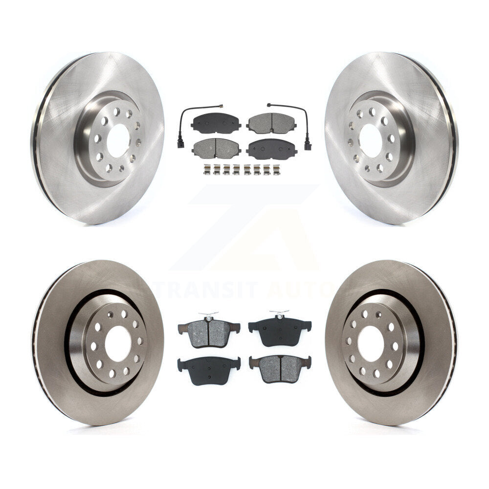 Rotors de frein avant arrière et Kit de plaquettes semi-métalliques pour Volkswagen Atlas Cross Spor