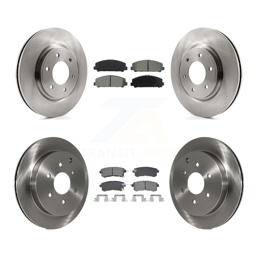 Kit de rotor de frein avant et arrière et plaquettes semi-métalliques pour INFINITI QX80 Nissan Armad