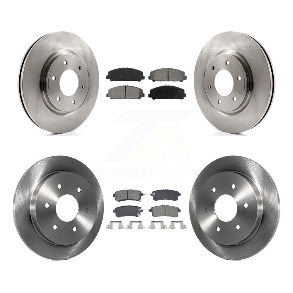 Kit de plaquettes de frein semi-métalliques pour rotors de frein avant et arrière, pour Nissan Armada avec Roto solide