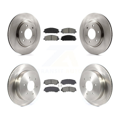 Kit de rotor de frein à disque avant et arrière et plaquettes semi-métalliques pour Nissan TITA 2017 – 2023