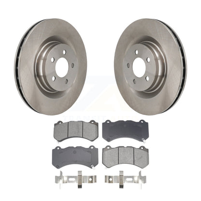 Kit de rotors de frein à disque avant et plaquettes semi-métalliques pour chargeur Dodge Challenger