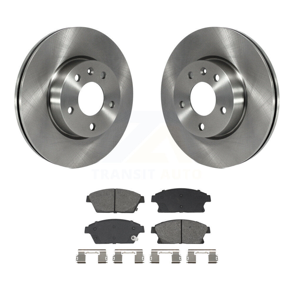 Kit de disques de frein à disque avant et plaquettes semi-métalliques pour Cadillac ATS K8S-103949