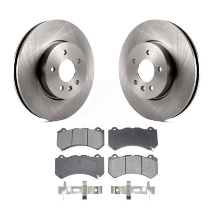 Kit de rotors de frein à disque avant et plaquettes semi-métalliques pour Cadillac ATS V K8S-10395