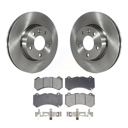 Kit de rotors de frein à disque avant et de plaquettes semi-métalliques pour Cadillac ATS V 2017
