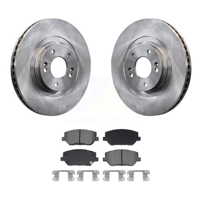 Rotors de frein à disque avant et kit de plaquettes semi-métalliques pour Hyundai Santa F 2019-2020