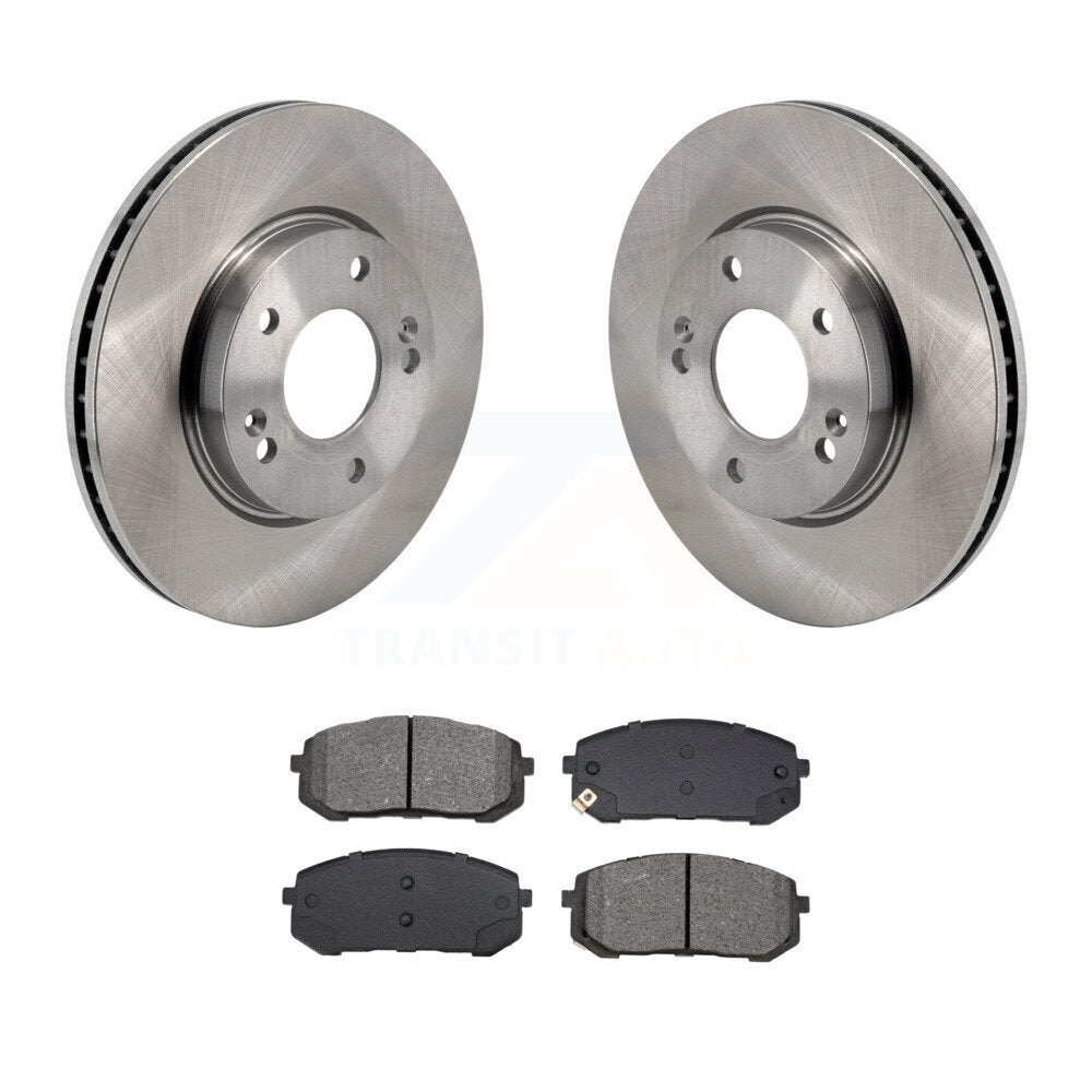 Kit de disques de frein à disque avant et plaquettes semi-métalliques pour Hyundai Elantra
