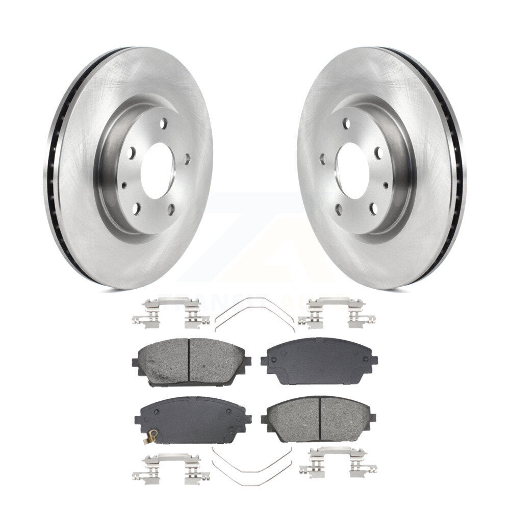 Kit de disques de frein à disque avant et plaquettes semi-métalliques pour Mazda 3 Sport AWD