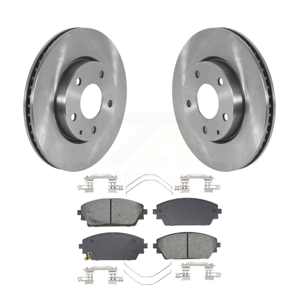 Kit de disques de frein à disque avant et plaquettes semi-métalliques pour Mazda 3 Sport FWD