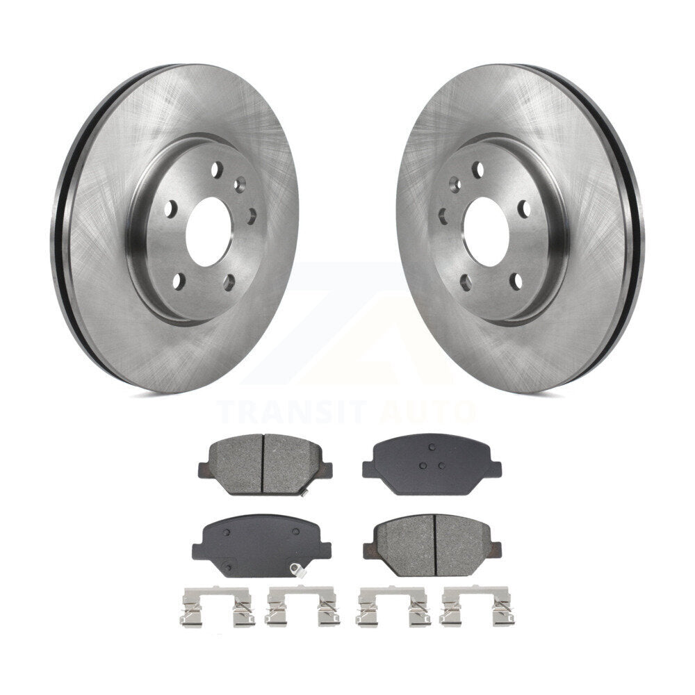 Kit de rotor de frein avant et de plaquettes semi-métalliques pour Buick Envision Cadillac XT 2019