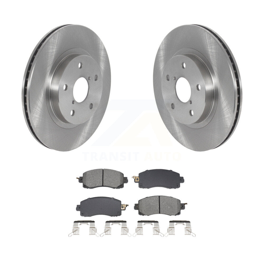 Kit de disques de frein à disque avant et plaquettes semi-métalliques pour Subaru Forester
