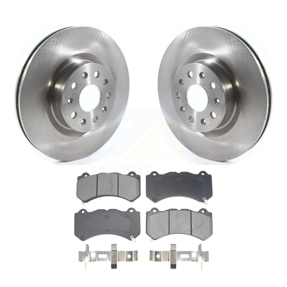 Kit de disques de frein à disque avant et plaquettes semi-métalliques pour Cadillac CTS K8S-103977