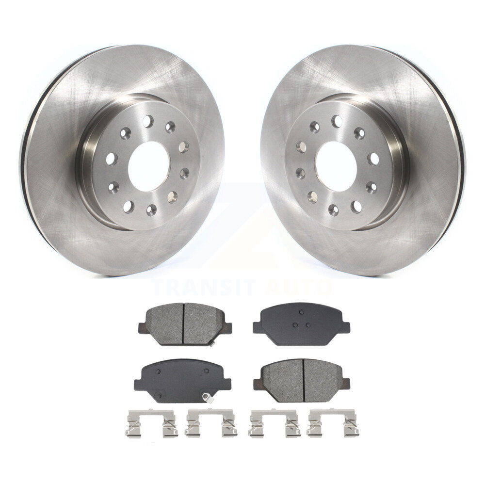 Kit de disques de frein à disque avant et plaquettes semi-métalliques pour Chevrolet Camaro