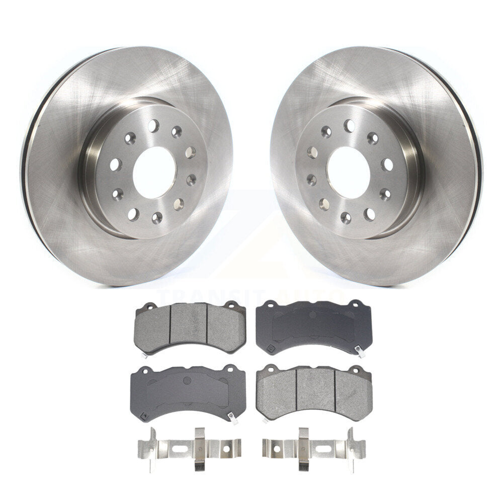 Kit de disques de frein à disque avant et plaquettes semi-métalliques pour Chevrolet Camaro LT LS