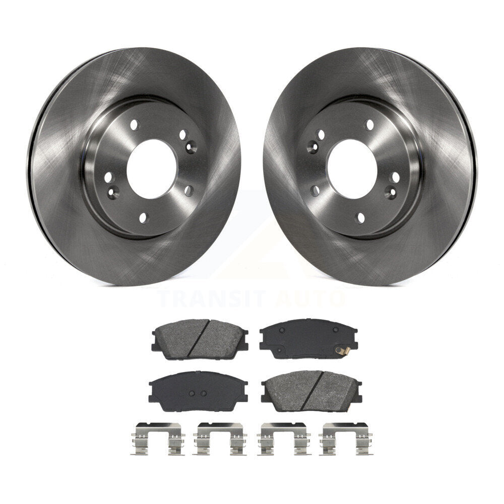 Kit de disques de frein à disque avant et plaquettes semi-métalliques pour Hyundai Venue Kia Soul