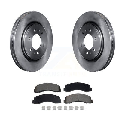 Kit de rotor de frein à disque avant et de plaquettes semi-métalliques pour Ford F-150 Expedition Lincol