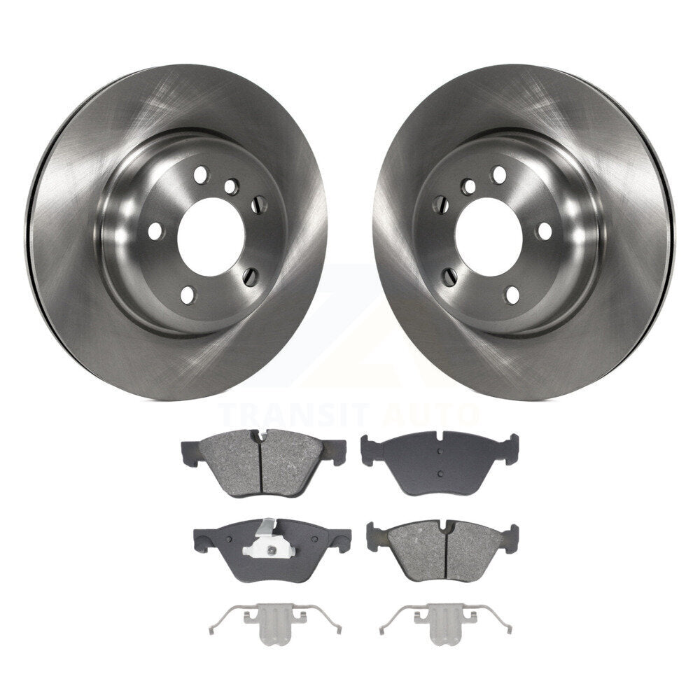 Kit de disques de frein à disque avant et plaquettes semi-métalliques pour BMW 528i xDrive