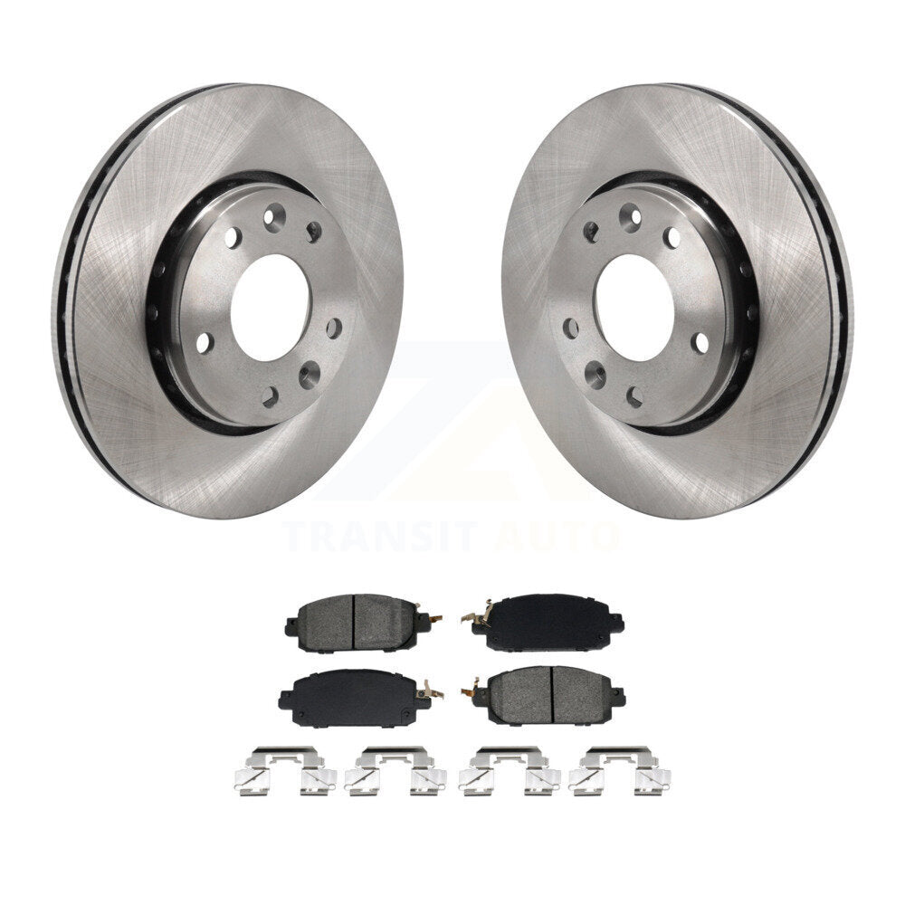 Kit de disques de frein à disque avant et plaquettes semi-métalliques pour Nissan kick Sentra