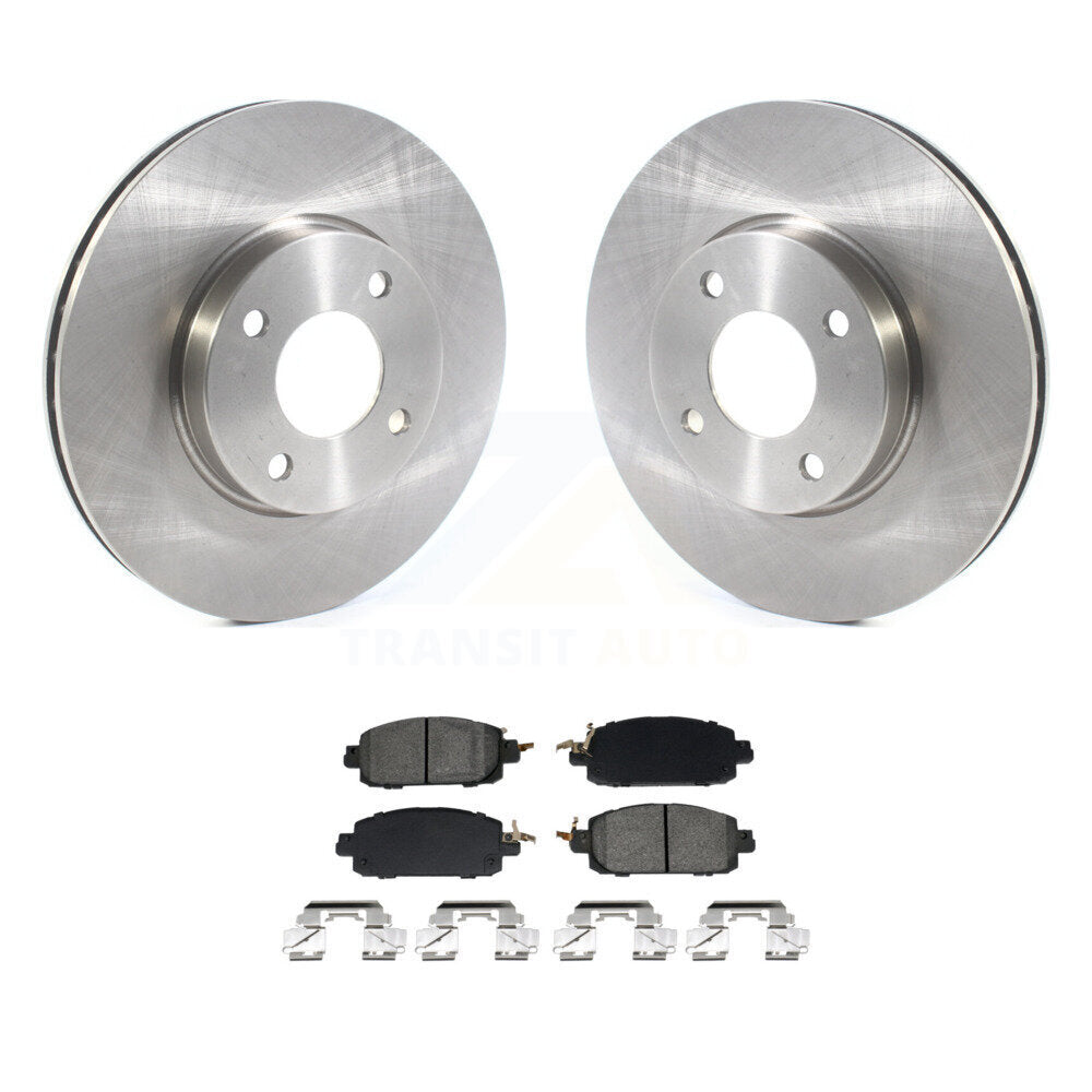 Rotors de frein à disque avant et kit de plaquettes semi-métalliques pour Nissan Sentra S SV S 2024